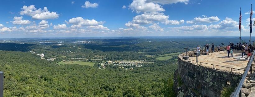 panoramic view from Lover's Leap